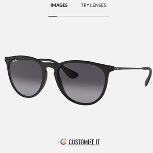 Ray-Ban Erika Classic RB4171 Sunglasses Black